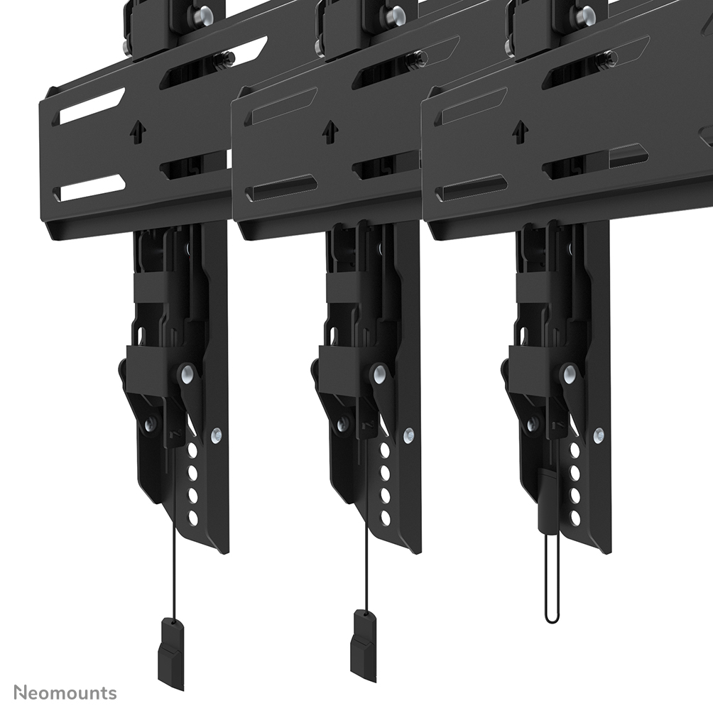 Neomounts WL35S-910BL16 TV-pilaarsteun 40-75" - kantelbaar - vergrendelbaar - diam. 25-100 cm - portrait